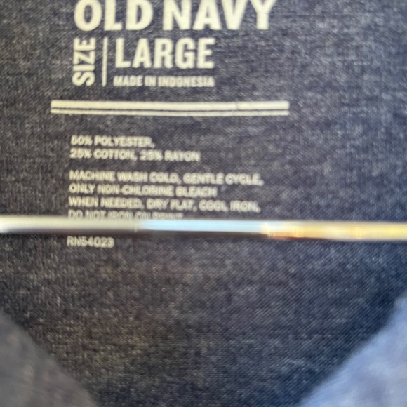 Old Navy Men's T-Shirt Size L Gray - Picture 3 of 3